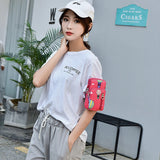 Shoulder Bag for Mobile Phone with Earphone Slot
