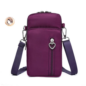 Shoulder Bag for Mobile Phone with Earphone Slot