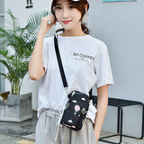 Shoulder Bag for Mobile Phone with Earphone Slot