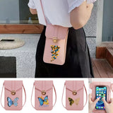 Touch Screen Cell Phone Storage Pack Wallets Card Packet Women Messenger Bags