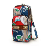 Floral Shoulder Bag Wallet Case Arm Pouch Clutch Pack