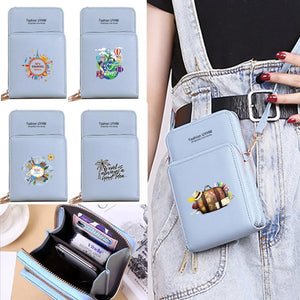 Women's Crossbody Bag Waterproof Touch Screen Cell Phone Pack Travel Purse