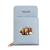 Women's Crossbody Bag Waterproof Touch Screen Cell Phone Pack Travel Purse