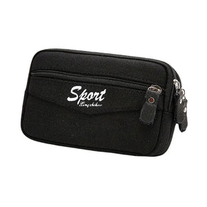 Men's Sports Waist Belt Bag Multifunctional Leisure Pocket
