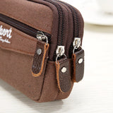 Men's Sports Waist Belt Bag Multifunctional Leisure Pocket