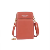Mobile Phone Purse Smartphone Wallet PU Leather Shoulder Strap Handbag