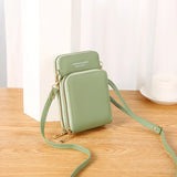 Mobile Phone Purse Smartphone Wallet PU Leather Shoulder Strap Handbag