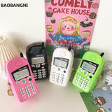 Mobile Phone Chain Crossbody Bag Reflective Purses Girls Shoulder Novelty Clutch