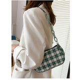 Canvas Messenger Bag Solid Shoulder Bag