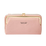 Litchi Pattern Large Capacity Shoulder Messenger Bag Wallet Female