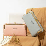 Litchi Pattern Large Capacity Shoulder Messenger Bag Wallet Female