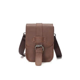 Men's Waist Bag PU Leather Multi-function Chest Bag