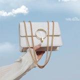 Sequin Small Square Bag All-Match Student Messenger Bag