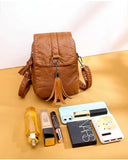 Women's PU Leather Shoulder Bag Small Card Holder Messenger Bag
