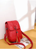 Women's PU Leather Shoulder Bag Small Card Holder Messenger Bag