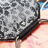 Cat Leopard Sequin Evening Bag Chain Messenger Bag