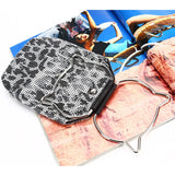 Cat Leopard Sequin Evening Bag Chain Messenger Bag