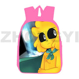 3D Pink Anime Mikecrack Backpack for Teenagers 12/16 Inch