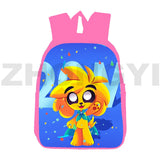 3D Pink Anime Mikecrack Backpack for Teenagers 12/16 Inch