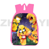 3D Pink Anime Mikecrack Backpack for Teenagers 12/16 Inch