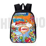 Anime Zings Series 3D Print Backpack, Waterproof Bag for Children 12/16 Inch