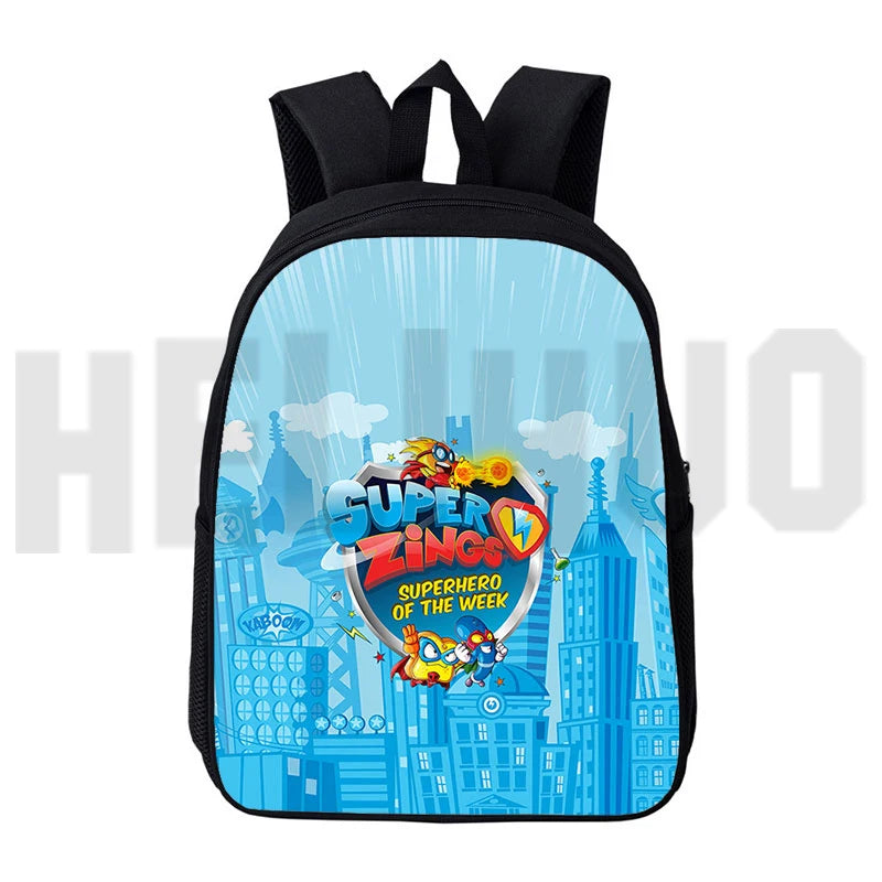 Anime Zings Series 3D Print Backpack, Waterproof Bag for Children 12/16 Inch