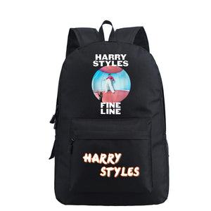 Harry Styles Backpack School Bags for Teenage Girls - Pink Bookbag