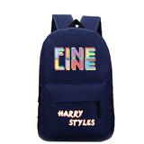 Harry Styles Backpack School Bags for Teenage Girls - Pink Bookbag