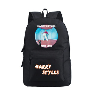Harry Styles Backpack School Bags for Teenage Girls - Pink Bookbag