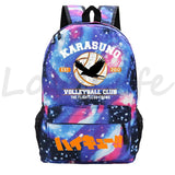 Haikyuu Anime Backpack for School Boys Volleyball Teens Bookbag