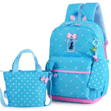 Kids Travel Backpack Shoulder Bag School Bags Girls Rucksack 3Pcs/set