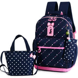 Kids Travel Backpack Shoulder Bag School Bags Girls Rucksack 3Pcs/set