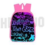 Lil Peep Backpack School Bag 16 Inch Pink Softback
