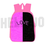 Lil Peep Backpack School Bag 16 Inch Pink Softback