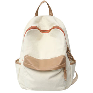 Solid Shopping Bag Teenagers School Bags Large Bookbag High Women Travel Backpac