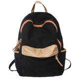 Solid Shopping Bag Teenagers School Bags Large Bookbag High Women Travel Backpac