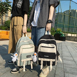 Functional Leisure Backpack for Girls Boys Unisex Travel Knapsack