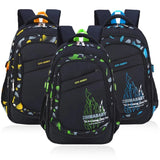 Children's Orthopedic School Bags For Boys Lightweight Nylon Student Schoolbags