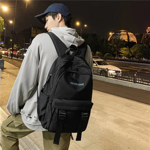 Large Capacity School Backpack Men Unisex Rucksack Travel Bags