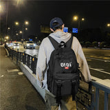 Large Capacity School Backpack Men Unisex Rucksack Travel Bags