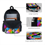 Colorful Zipper Backpacks for Men and Women
