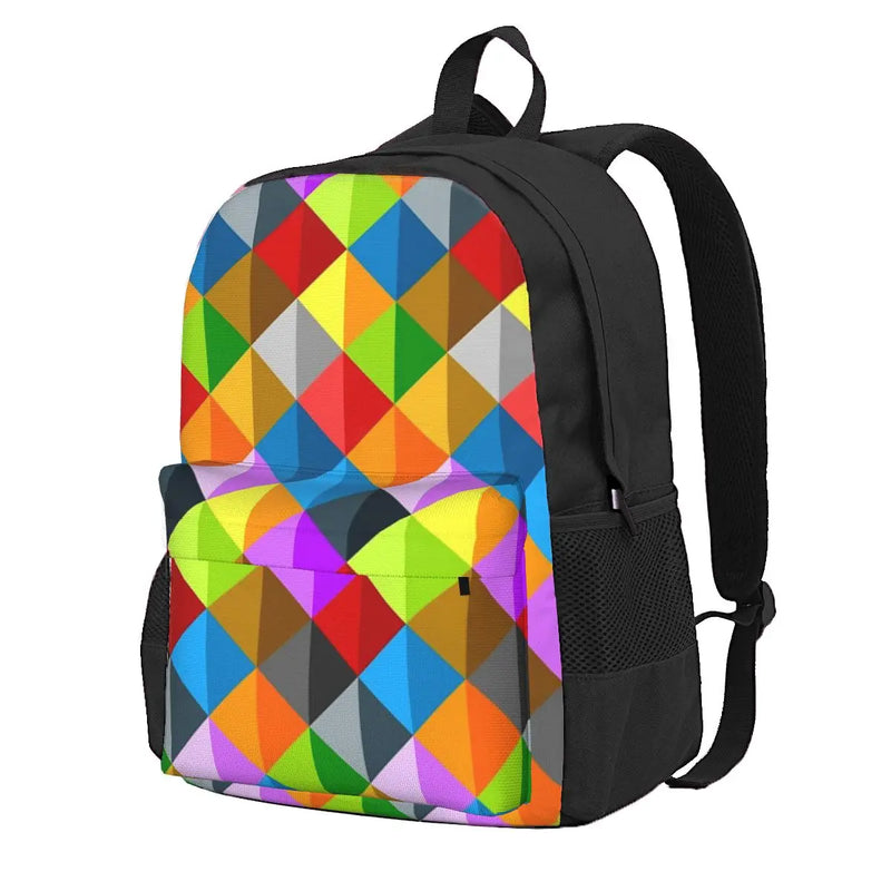 Colorful Zipper Backpacks for Men and Women