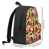 Modern Circles Abstract Geo Brights Backpacks Men's Bags Women School