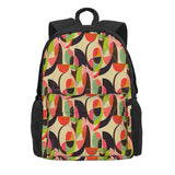 Modern Circles Abstract Geo Brights Backpacks Men's Bags Women School