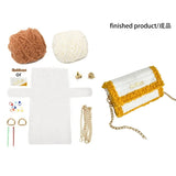 DIY Weaving Bag Kit Mesh Cloth Wool Material Set