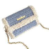 DIY Weaving Bag Kit Mesh Cloth Wool Material Set