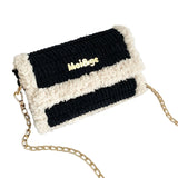 DIY Weaving Bag Kit Mesh Cloth Wool Material Set