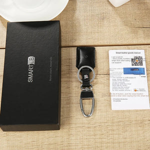 Men's High-End Business Leather Car Key Chain