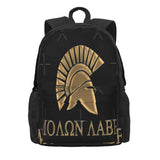 Molon Labe-Spartan Warrior 1 Backpacks Men's Backpacks Bags For Women
