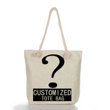 Mom & Kids Printed Eco Tote Bag High Capacity Foldable Shopping Bag
